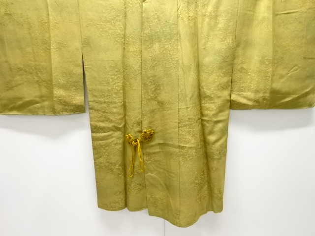 JAPANESE DOCHUGI / UNUSED / WOVEN GINKGO PATTERN